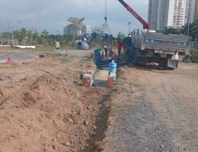 thi công cầu đường tại dĩ an