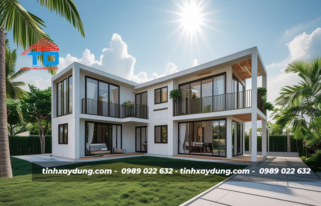 Thiết kế thi công nhà lắp ghép ở Bình Dương